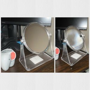 Clear Mainstays Vanity Mirror / Small Desk Mirror